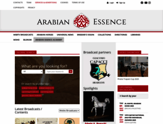 arabianessence.tv screenshot