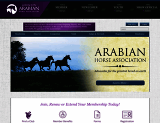 arabianhorses.org screenshot