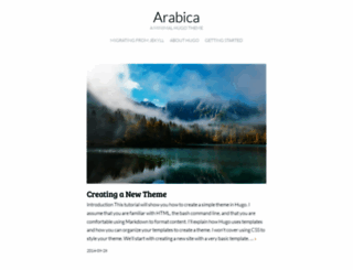 arabica.netlify.app screenshot