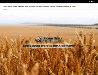 arabicbible.com screenshot
