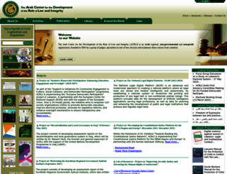 arabruleoflaw.org screenshot