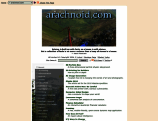 arachnoid.com screenshot