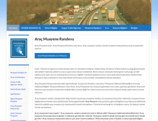 aracmuayenerandevu.web.tr screenshot