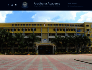 aradhanaacademy.com screenshot
