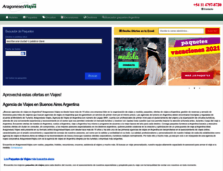 aragonesesviajes.com screenshot