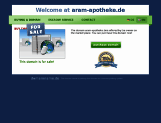 aram-apotheke.de screenshot