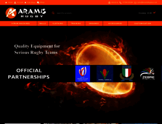 aramisrugby.co.uk screenshot