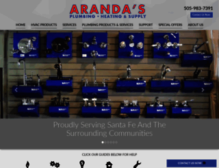 arandaplumbingonline.com screenshot