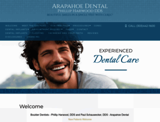 arapahoedental.net screenshot