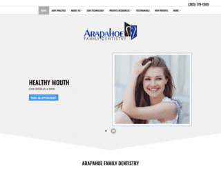 arapahoefamilydentistry.com screenshot