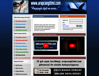 arapcaegitimi.com screenshot