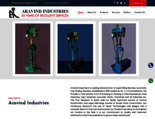 aravindindustries.com screenshot