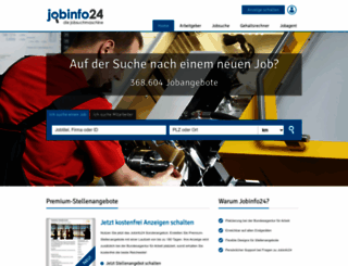arbeitnehmer.jobinfo24.de screenshot