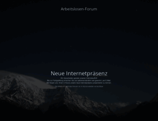arbeitslosen-forum.at screenshot