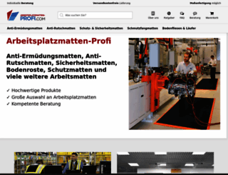 arbeitsplatzmatten-profi.com screenshot