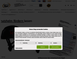 arbeitsschutz-sigel.de screenshot