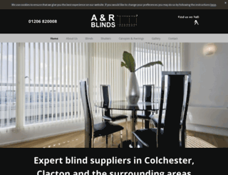 arblinds-colchester.co.uk screenshot