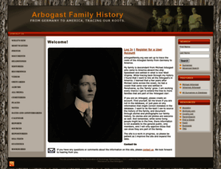 arbogastfamily.org screenshot