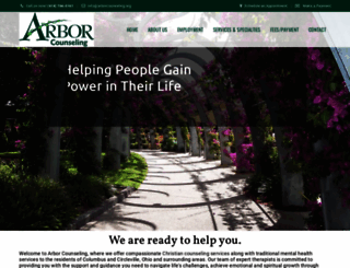 arborcounseling.org screenshot