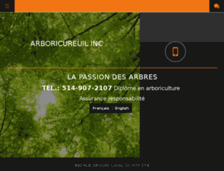 arboricureuil.calls.net screenshot