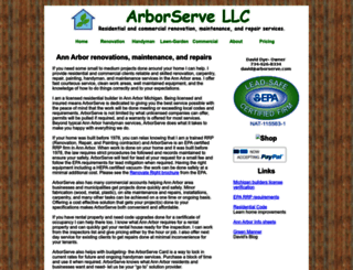 arborserve.com screenshot
