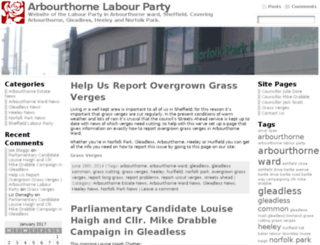 arbourthornelabour.org.uk screenshot