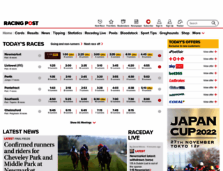 arc-de-triomphe.racingpost.com screenshot