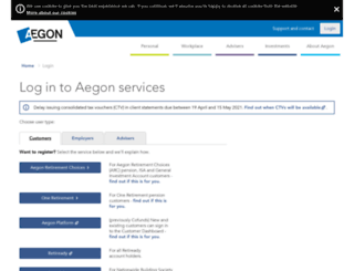 arc.aegon.co.uk screenshot