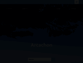 arcachon.com screenshot