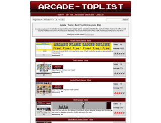arcade-toplist.com screenshot