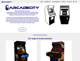 arcadecity.co.uk screenshot