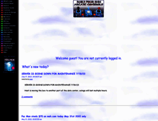 arcadecontrols.com screenshot