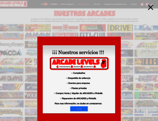 arcadelevels.com screenshot