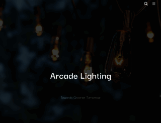 arcadelighting.com screenshot