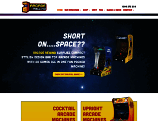 arcaderewind.com.au screenshot