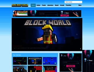 arcadesaga.com screenshot