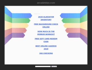 arcadetitan.com screenshot