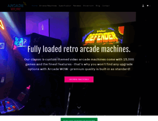 arcadewow.com screenshot