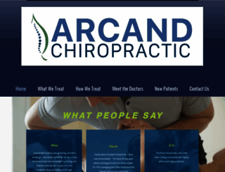 arcandchiropractic.com screenshot