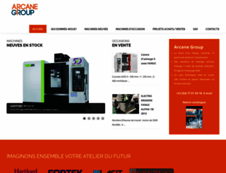 arcane-group.com screenshot