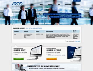 arcd.com.au screenshot