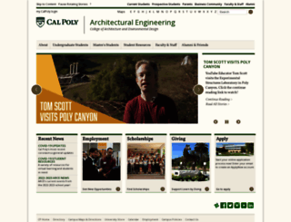 arce.calpoly.edu screenshot