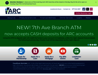 arcfcu.org screenshot