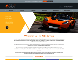 arcgroup.uk.com screenshot
