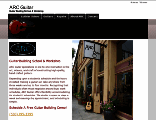 arcguitar.com screenshot