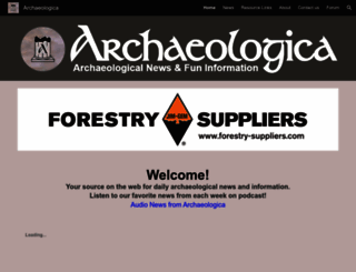 archaeologica.org screenshot