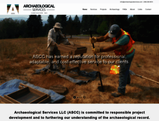 archaeologicalservices.com screenshot