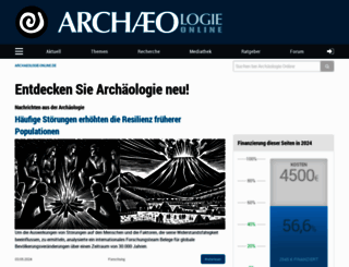 archaeologie-online.de screenshot