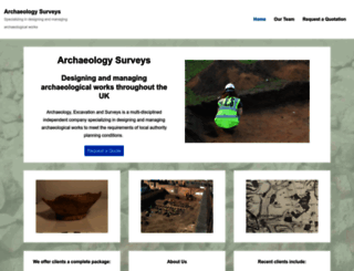 archaeology-surveys.com screenshot