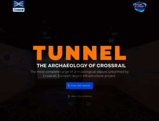 archaeology.crossrail.co.uk screenshot